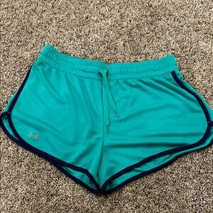 Under Armour light greenish w navy stripeAthletic Shorts Lightweight Performance